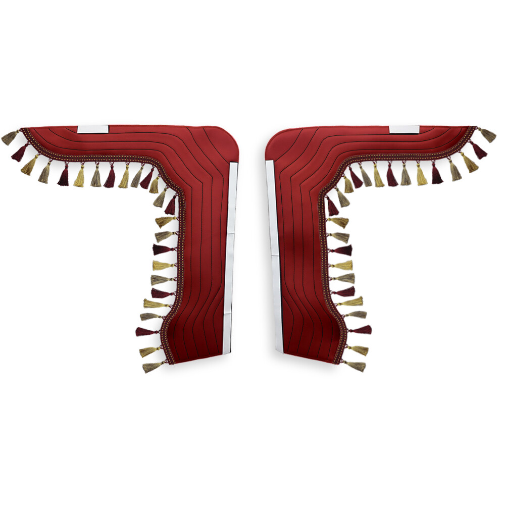 Шторка Екокожа "New Stile" VOLVO лоб+косинки коричнева