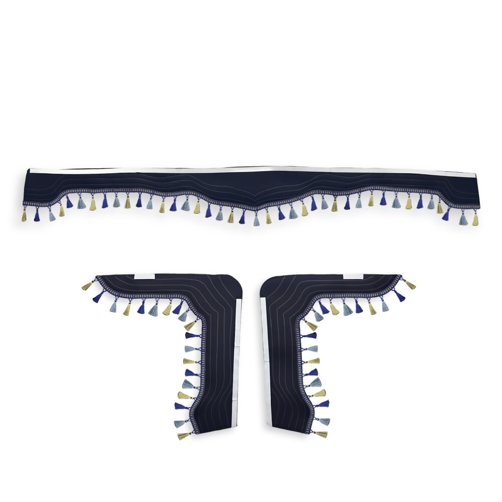 Шторка Екокожа "New Stile" VOLVO лоб+косинки коричнева