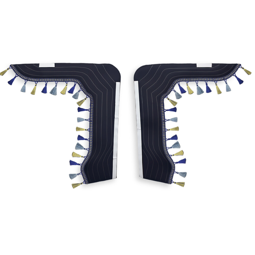 Шторка Екокожа "New Stile" VOLVO лоб+косинки коричнева