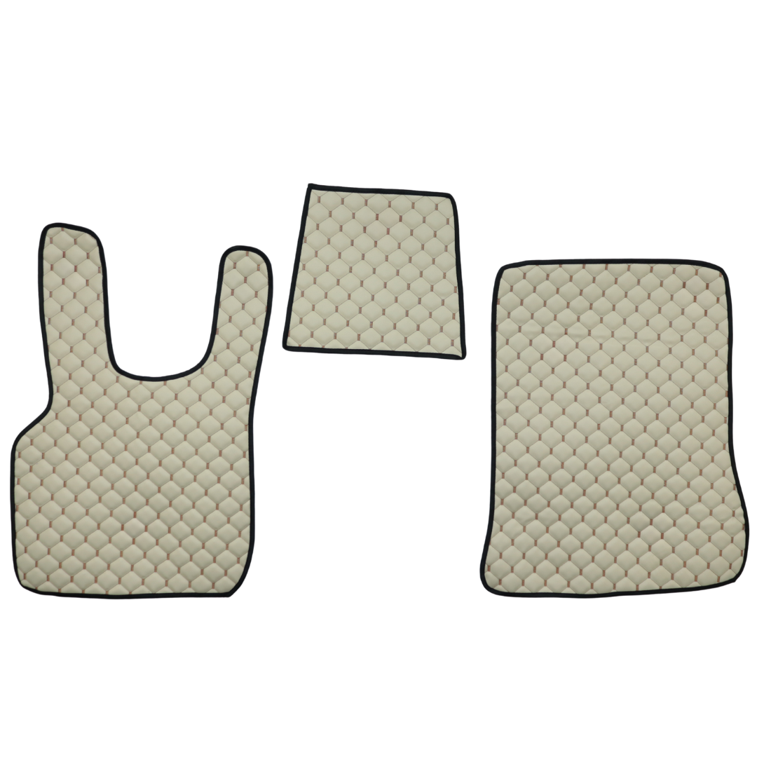 Коврик Экокожа DAF CF75 2006-2013;АКПП, бежевый Коврик Экокожа DAF CF75 2006-2013;АКПП, бежевый