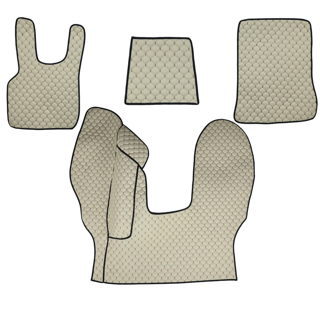 Коврик Экокожа DAF CF75 2006-2013;АКПП, бежевый Коврик Экокожа DAF CF75 2006-2013;АКПП, бежевый