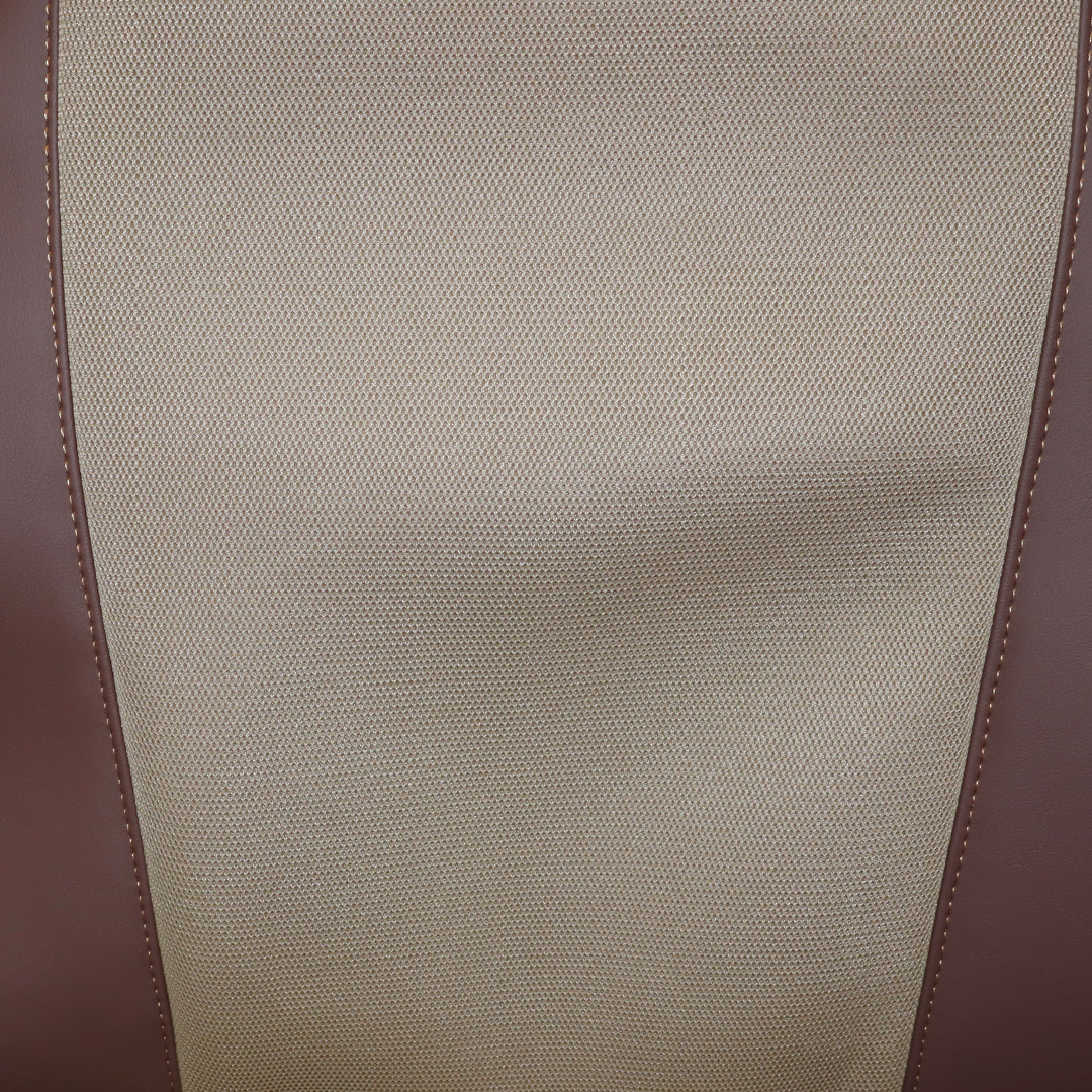 Чохол на сидіння MERCEDES Actros EURO-6 руда сітка - шкіра корич.