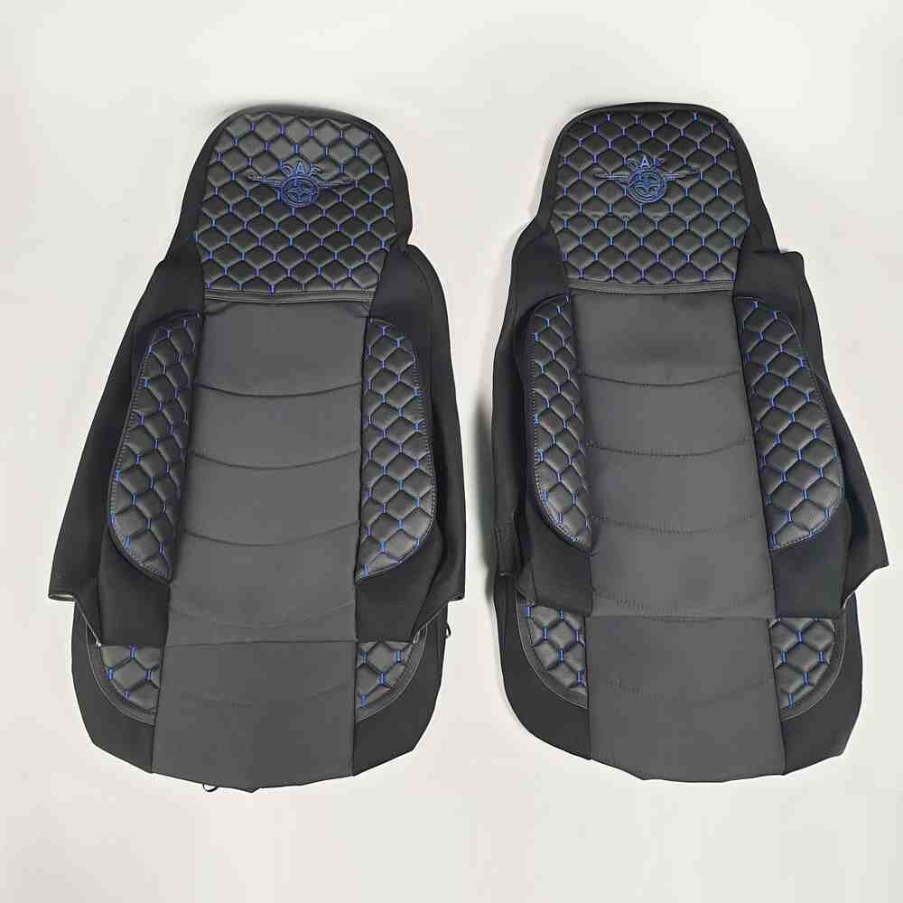 Чохол на сидіння KILIFI DAF XF95 105 CF85 75 65 LF (2002-2012) Чорний перфорація Чохол на сидіння KILIFI DAF XF95 105 CF85 75 65 LF (2002-2012) Чорний перфорація