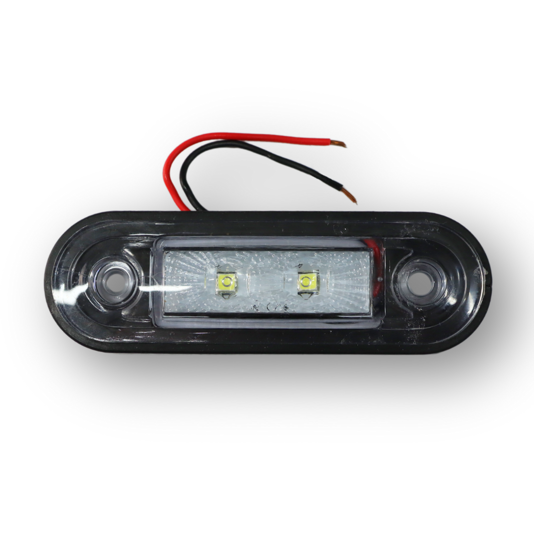 Фонарь габаритный диодный белый, 2 диода Фонарь габаритный диодный белый, 2 диода