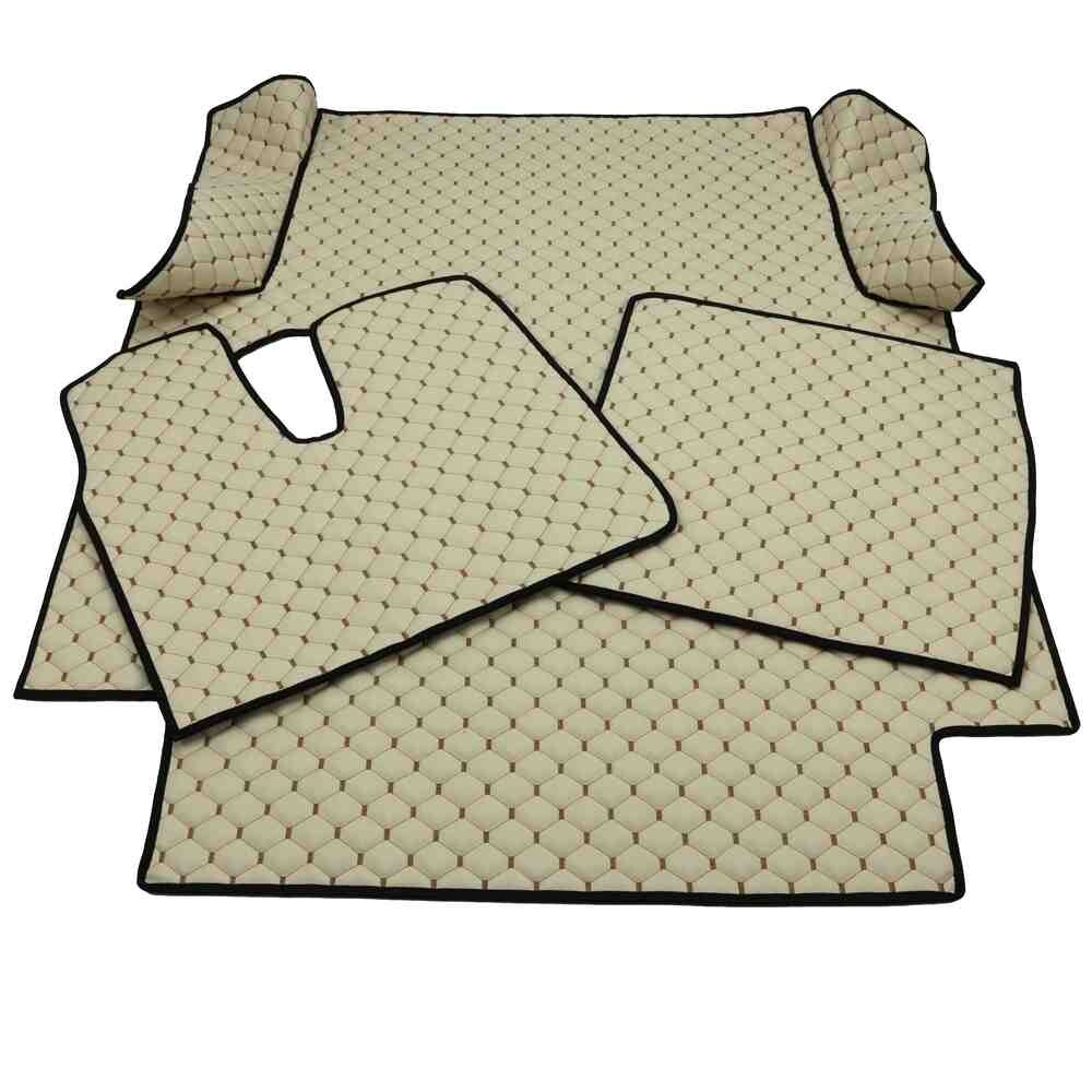 Коврик Экокожа MAN TGA XXL 2000-2011; АКПП,МКПП, бежевый,