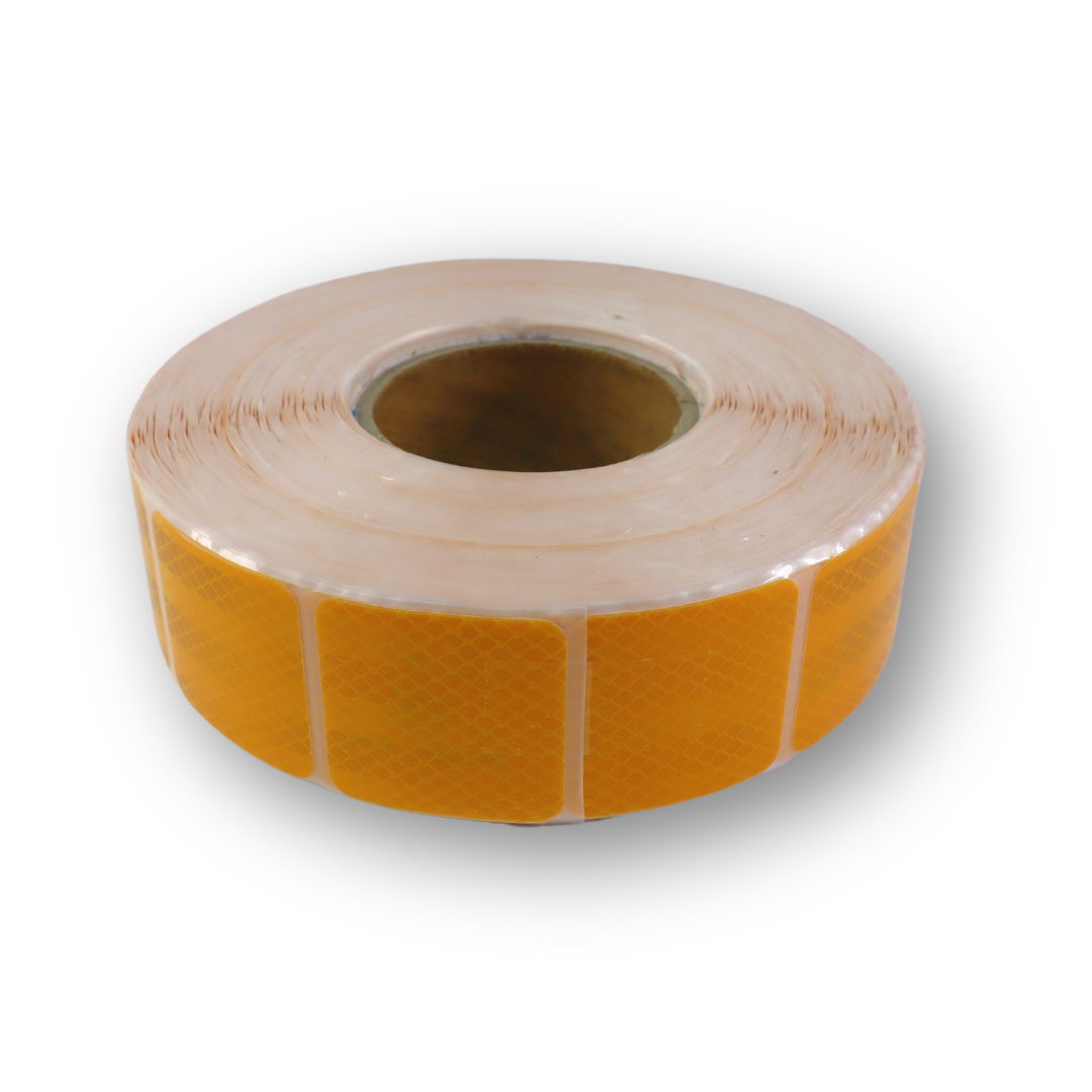 Лента светоотражаящая для тента, желтая