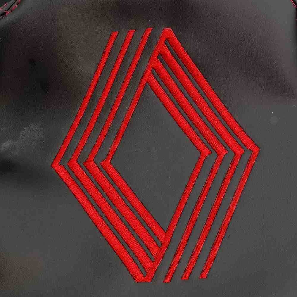 Чохол на сидіння KADIFE Велюр+Екошкіра Renault Magnum (2001-2013) водій, пасажир поворотне сидіння, Чорний