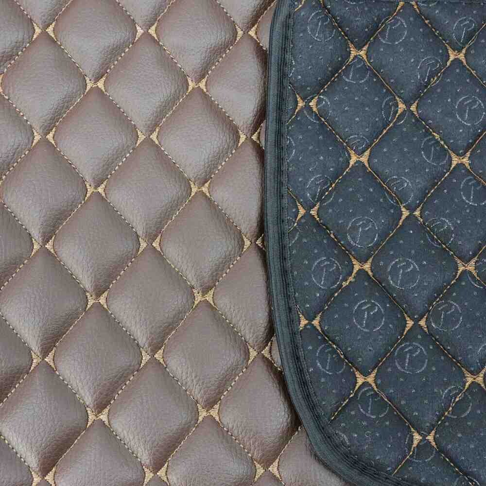 Килимок Екошкіра MAN TGX 2008-2017; 1ящ., Коричневий, АСП