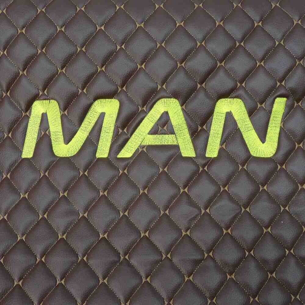 Килимок Екошкіра MAN TGX 2008-2017; 1ящ., Коричневий, АСП