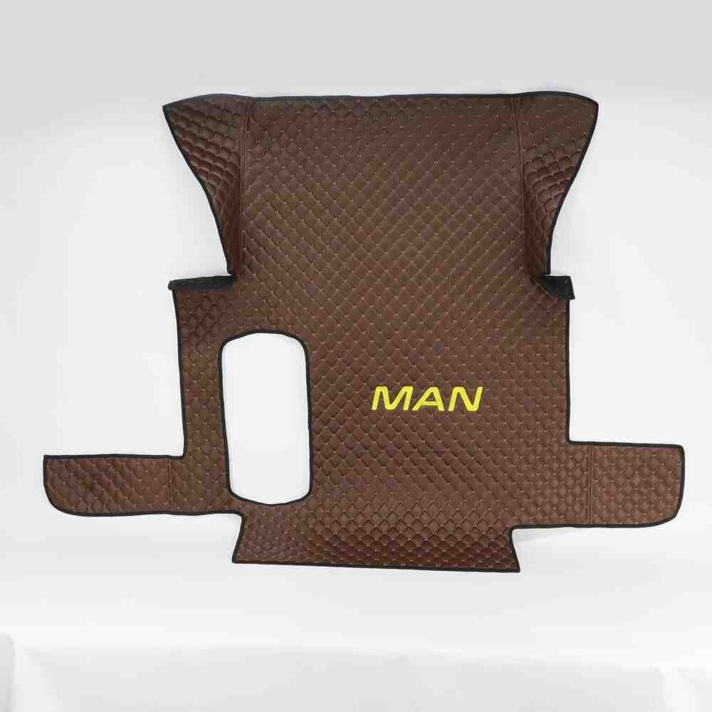 Килимок Екошкіра MAN TGX 2008-2017; 1ящ., Коричневий, АСП