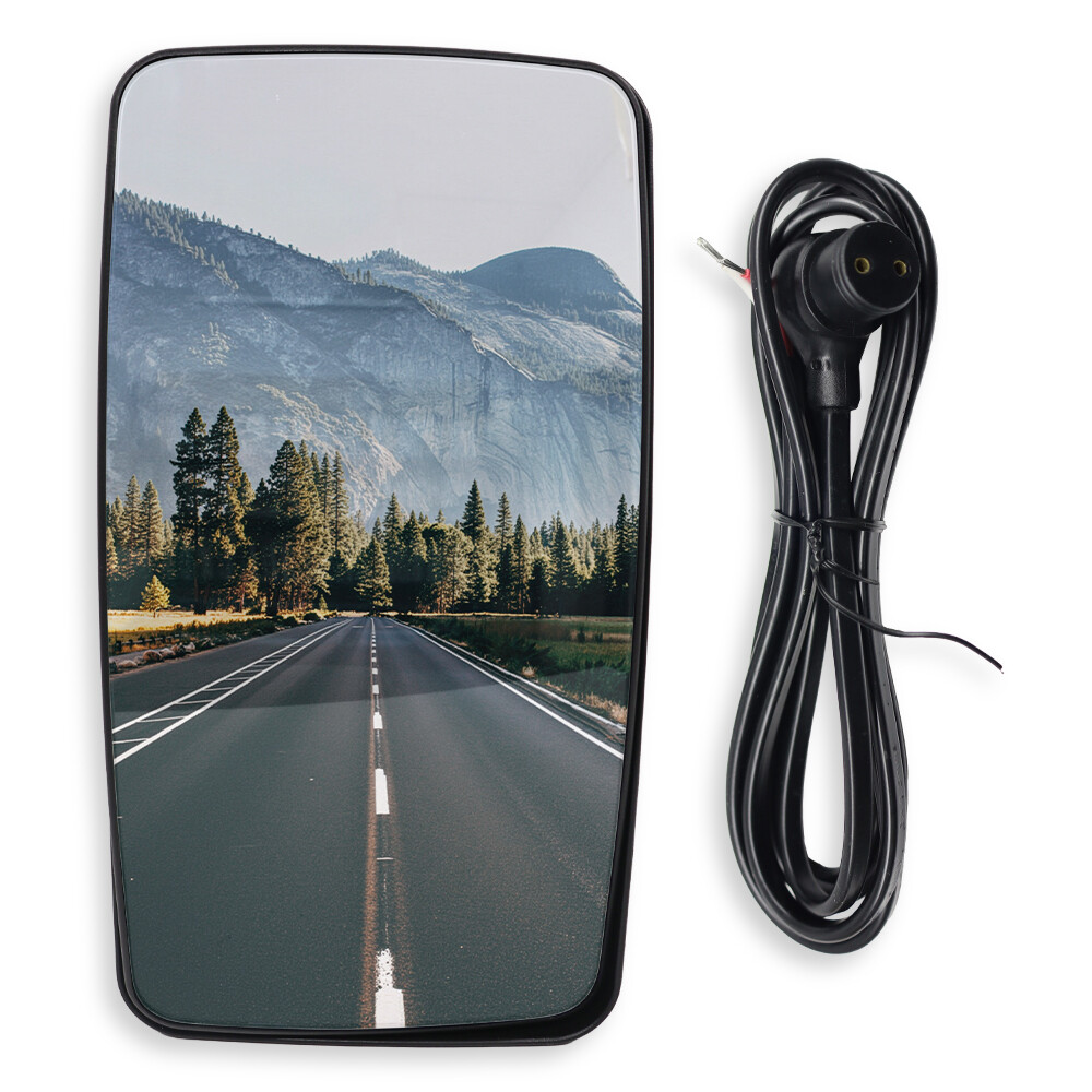 Зеркало основное MAN F2000 (...-2005) с подогревом 384*205мм; левое-правое (TANGDE) Зеркало основное MAN F2000 (...-2005) с подогревом 384*205мм; левое-правое (TANGDE)