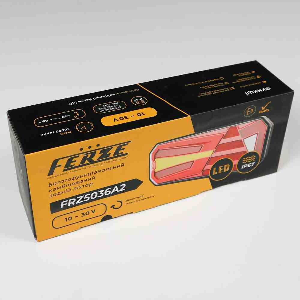 Фонарь задний диодный FERZE 350*131*35 мм 10-30 в. \прав.\