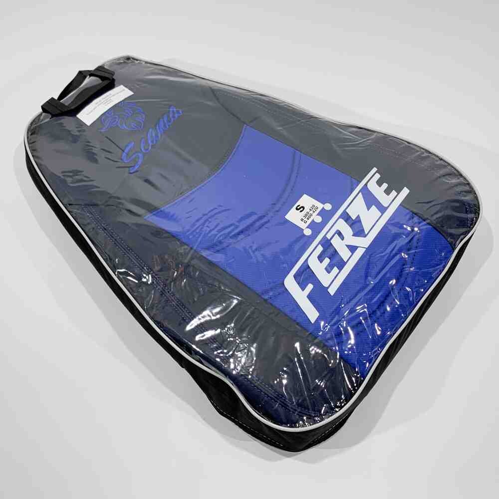 Чохол на сидіння SCANIA R,G,P (2004-2017) водій пілот - пас. складне, перфор.шкіра син. Чохол на сидіння SCANIA R,G,P (2004-2017) водій пілот - пас. складне, перфор.шкіра син.