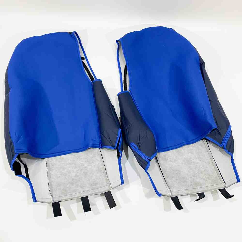 Чохол на сидіння DAF XF105 106 XG CF85 LF (2013-2024) перфор.шкіра син. Чохол на сидіння DAF XF105 106 XG CF85 LF (2013-2024) перфор.шкіра син.