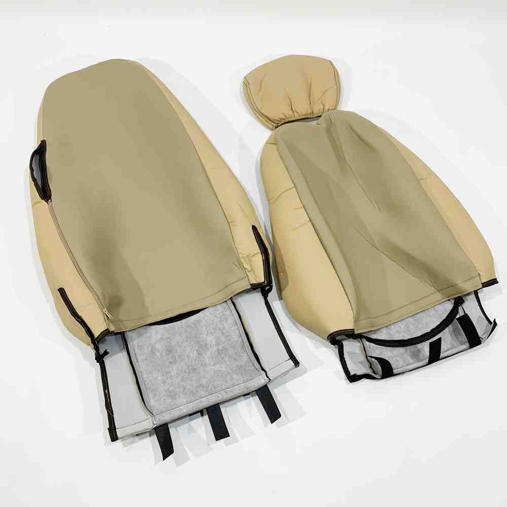 Чохол на сидіння SCANIA R,G,P (2004-2017) водій пілот - пас. складне, перфор.шкіра беж. Чохол на сидіння SCANIA R,G,P (2004-2017) водій пілот - пас. складне, перфор.шкіра беж.