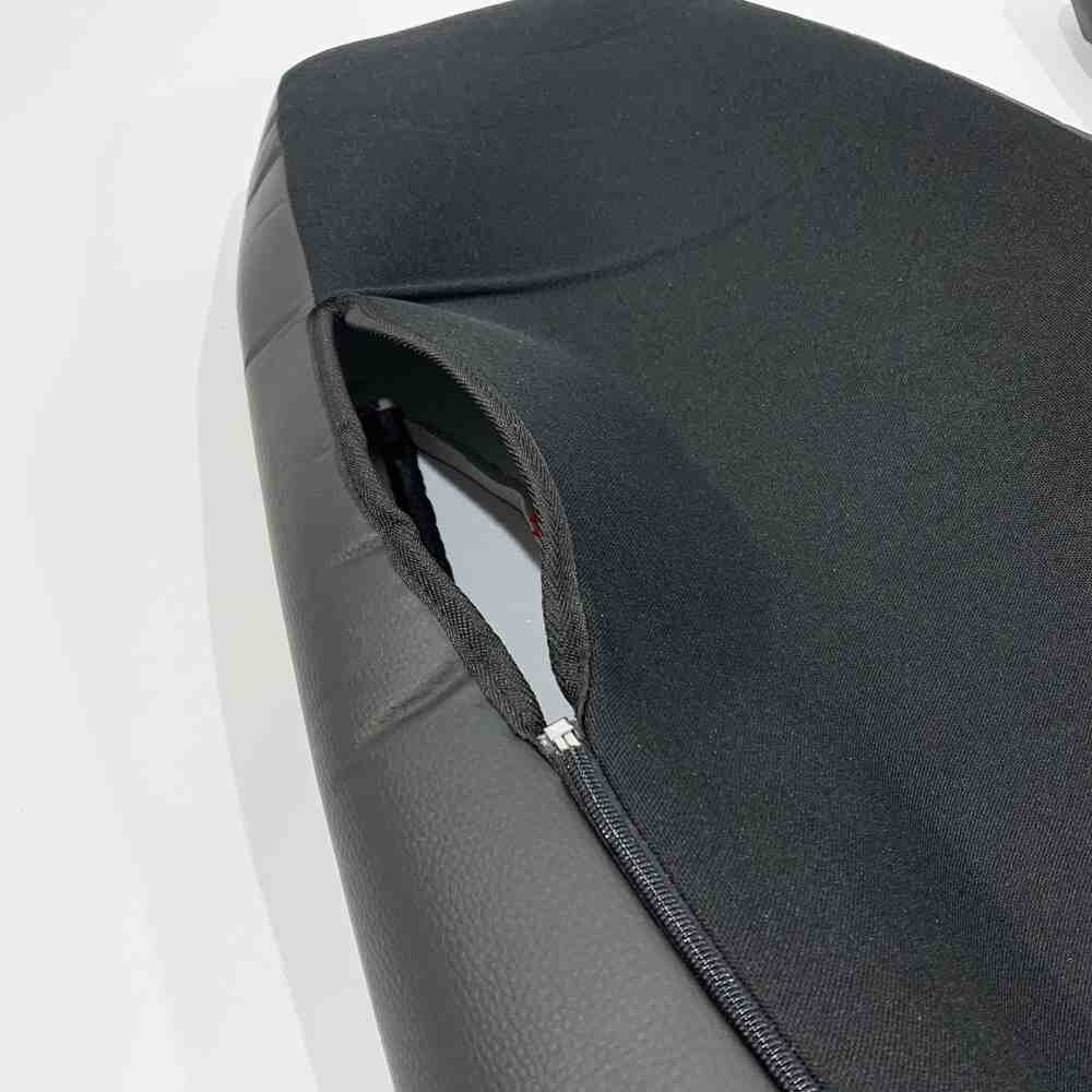 Чехол на сиденья SCANIA R,G,P (2004-2017) водит. пилот - пасс. пилот перфор.кожа черн.