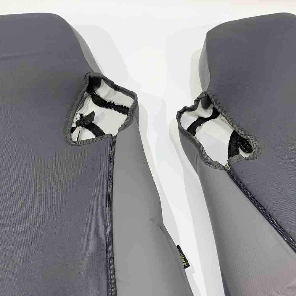 Чехол на сиденья DAF XF95 105 CF85 75 65 LF (2002-2012) перфор.кожа сер. Чехол на сиденья DAF XF95 105 CF85 75 65 LF (2002-2012) перфор.кожа сер.