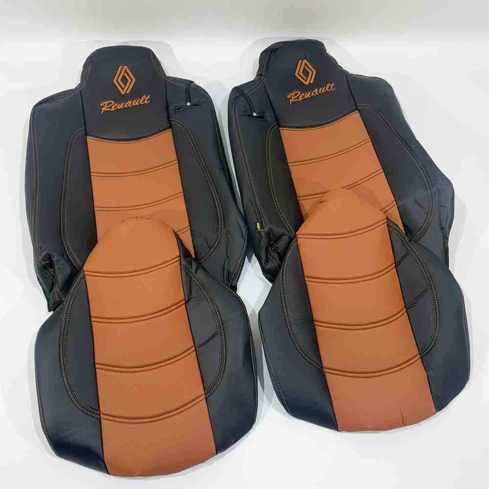 Чохол на сидіння Renault Range T/T-Series (2014-...) перфор.шкіра коричн.