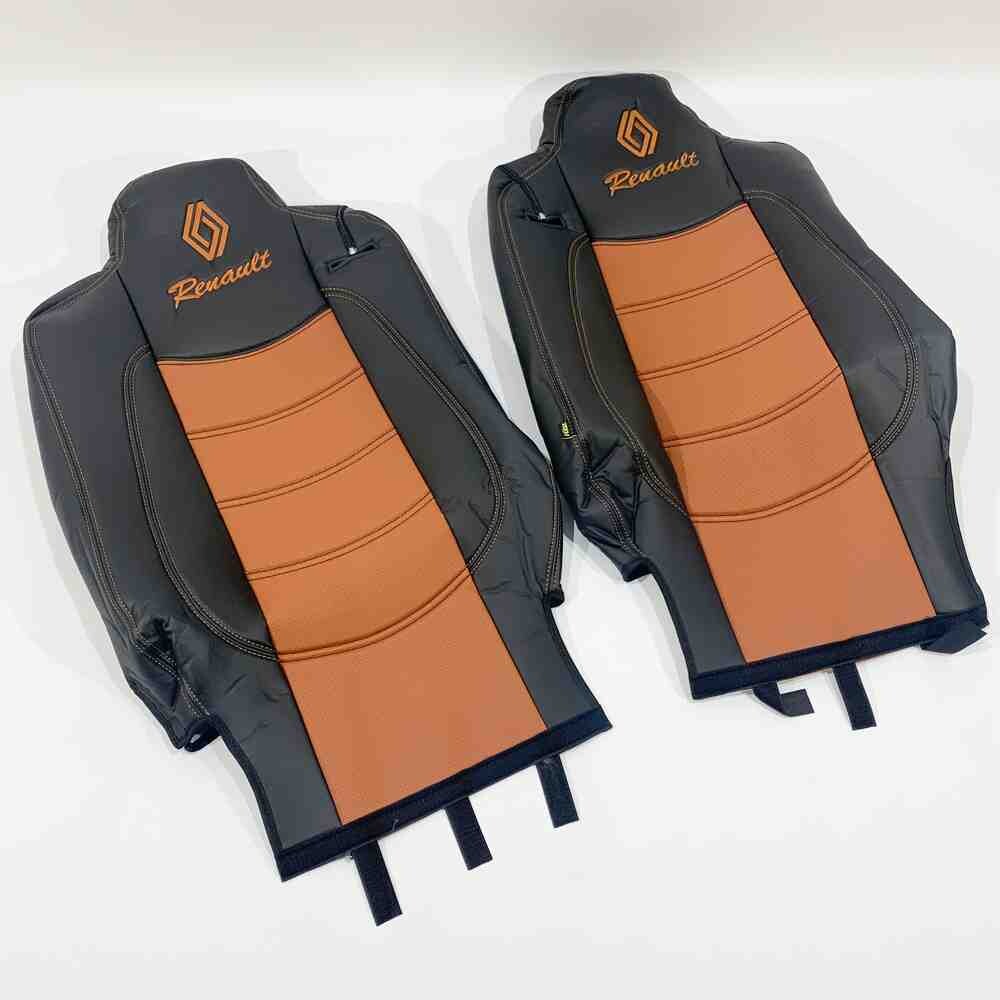 Чохол на сидіння Renault Range T/T-Series (2014-...) перфор.шкіра коричн.