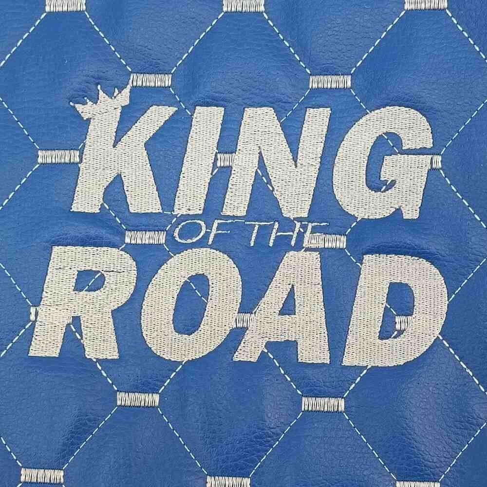 Шторка Экокожа "Wave" KING OF THE ROAD лоб+косынки синяя
