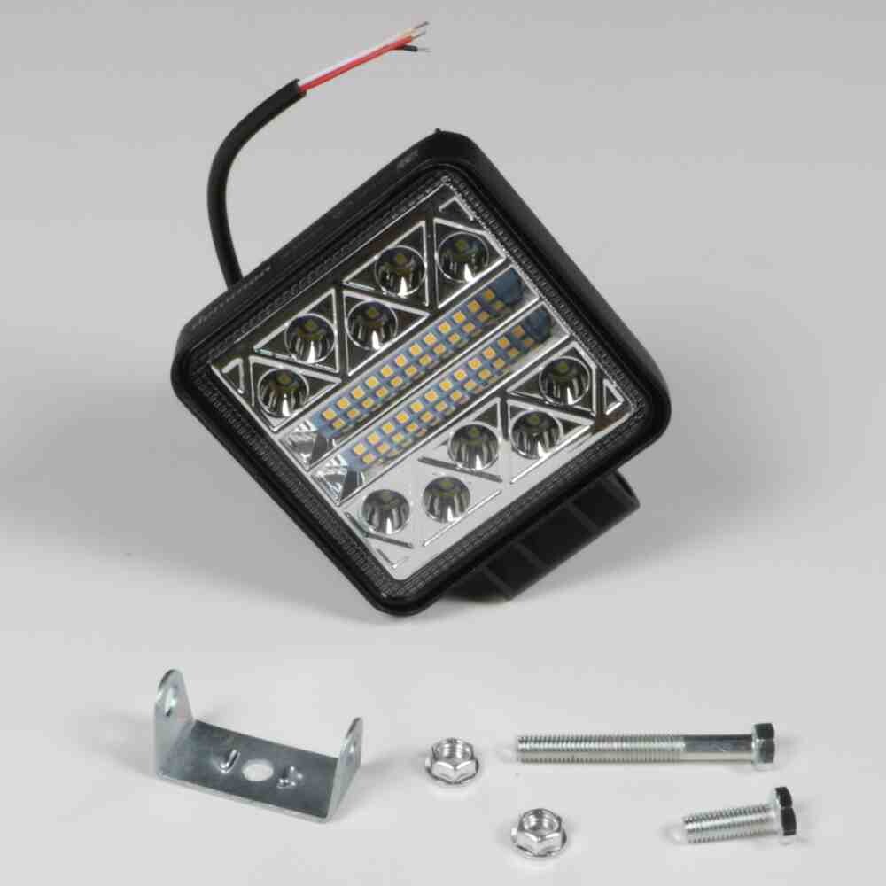 Фара универсальная диодная LED квадрат. 12-24 V \DEMMON\