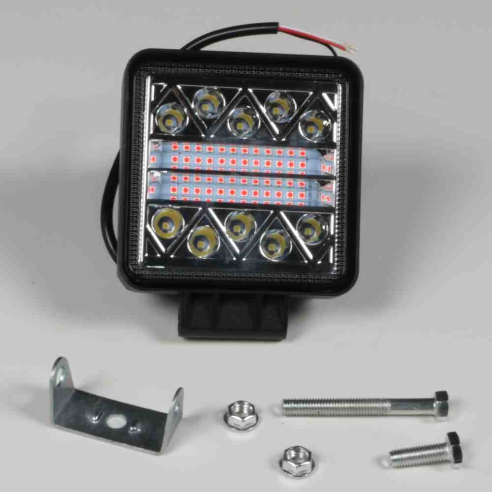 Фара универсальная диодная LED квадрат. 12-24 V \DEMMON\