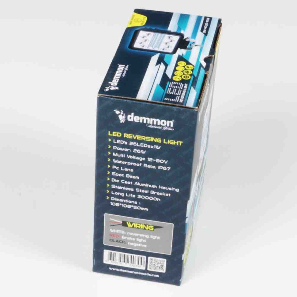 Фара универсальная диодная LED квадрат. 12-24 V \DEMMON\
