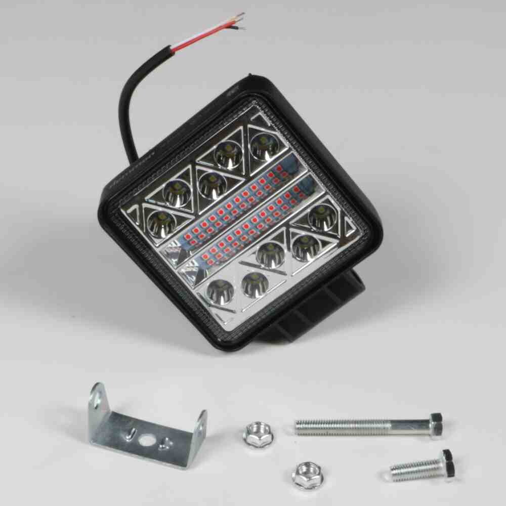 Фара универсальная диодная LED квадрат. 12-24 V \DEMMON\