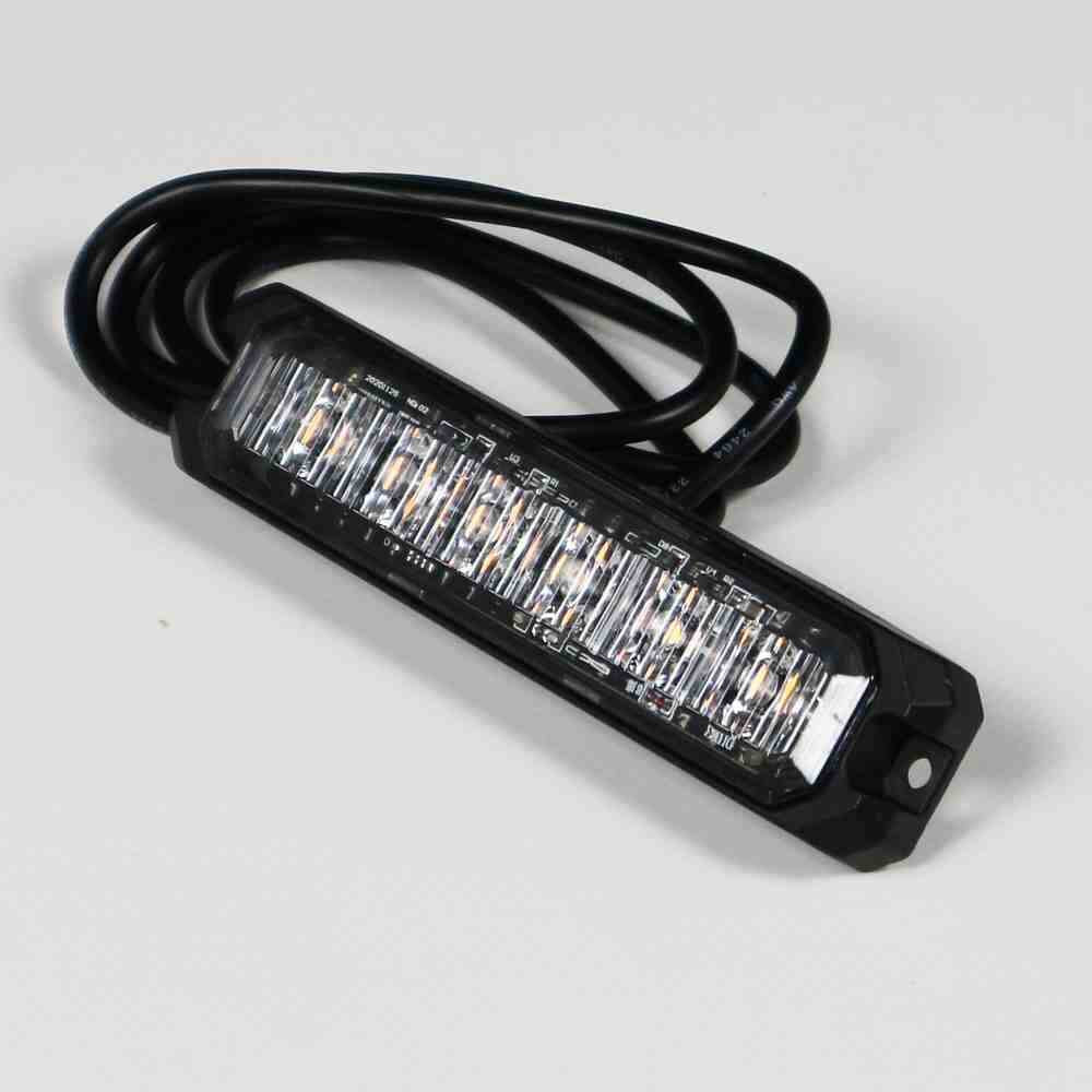 Фонарь декор  стробоскоп желтый \ LED . 12-24 V \DEMMON\(21-режим)