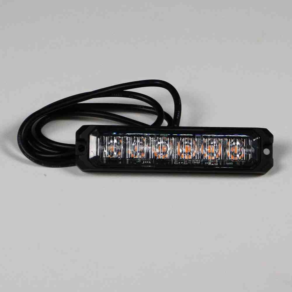 Фонарь декор  стробоскоп желтый \ LED . 12-24 V \DEMMON\(21-режим)