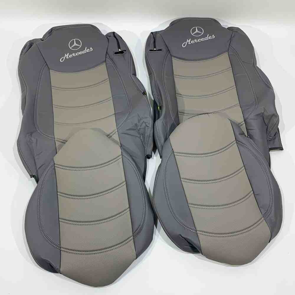 Чохол на сидіння Mercedes Actros 1842 /1845 перфор.шкірасер. Чохол на сидіння Mercedes Actros 1842 /1845 перфор.шкірасер.