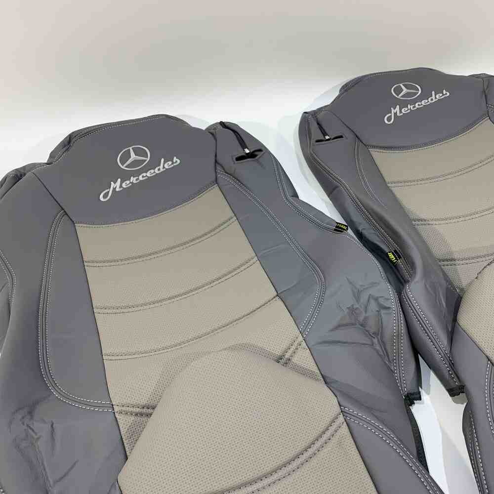 Чохол на сидіння Mercedes Actros 1842 /1845 перфор.шкірасер. Чохол на сидіння Mercedes Actros 1842 /1845 перфор.шкірасер.