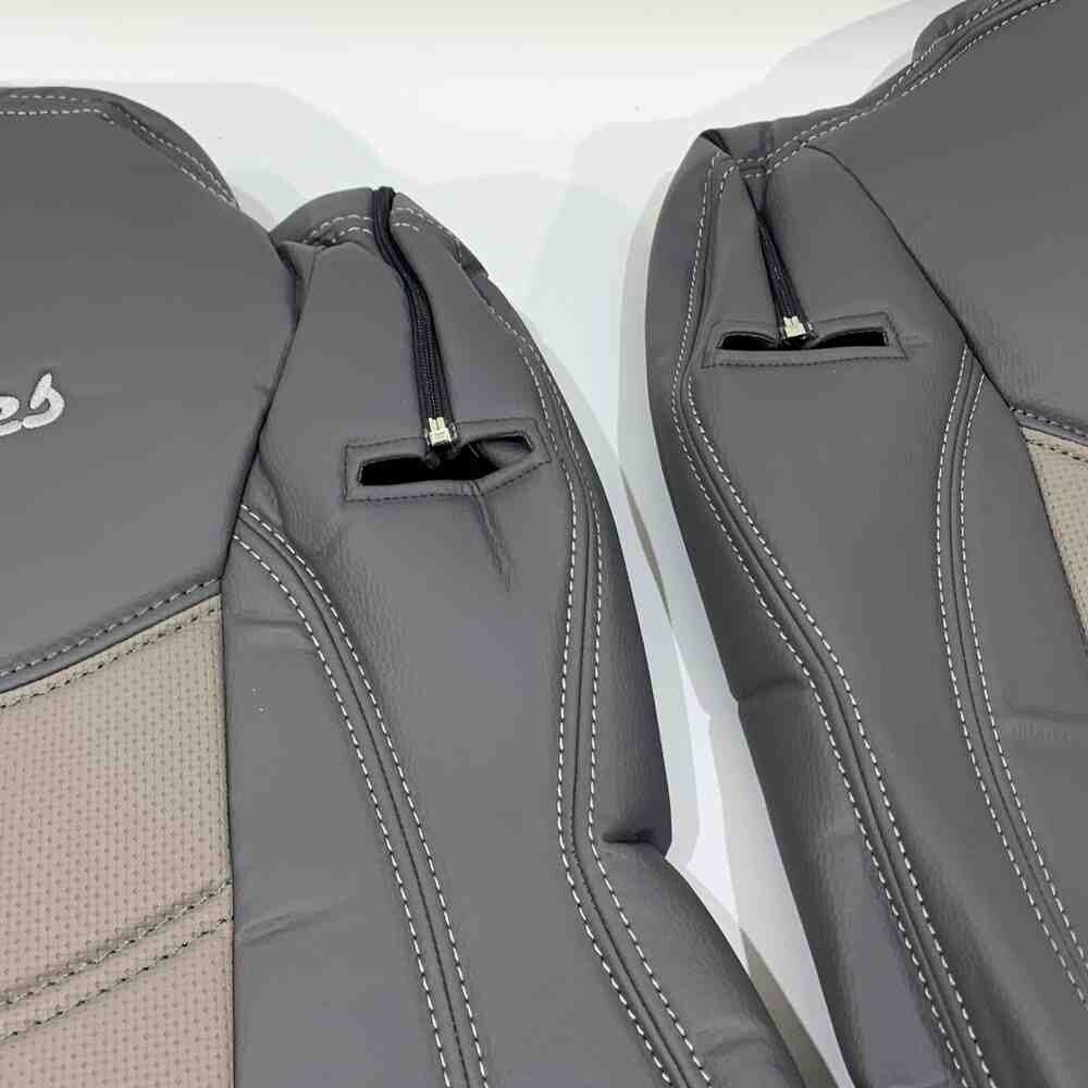 Чохол на сидіння Mercedes Actros 1842 /1845 перфор.шкірасер. Чохол на сидіння Mercedes Actros 1842 /1845 перфор.шкірасер.