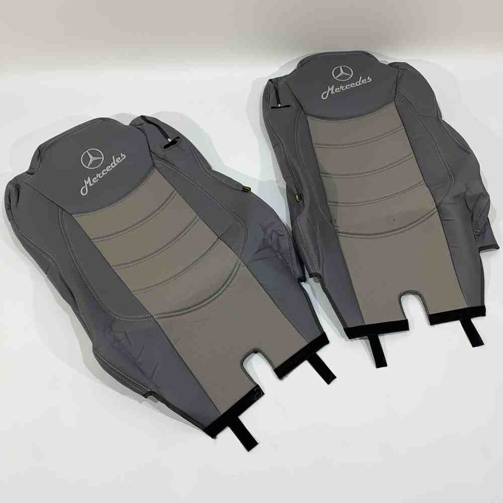 Чохол на сидіння Mercedes Actros 1842 /1845 перфор.шкірасер. Чохол на сидіння Mercedes Actros 1842 /1845 перфор.шкірасер.