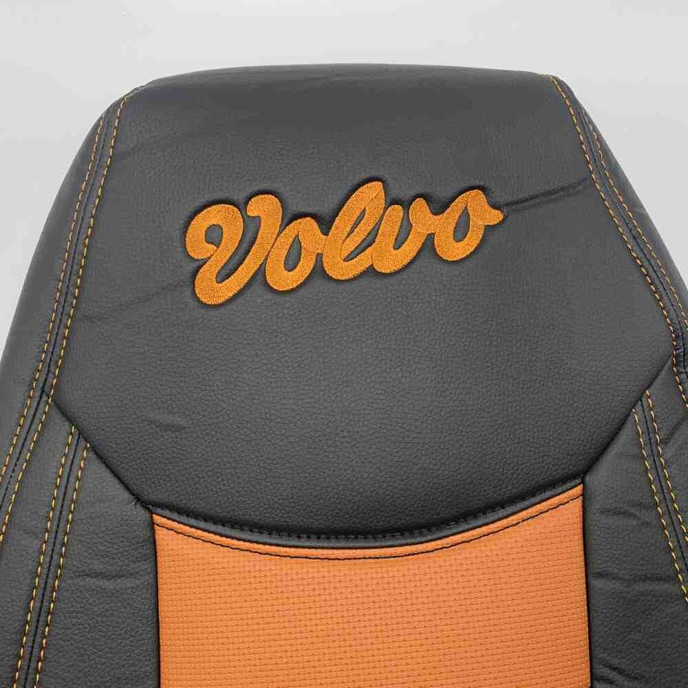 Чохол на сидіння VOLVO FH FM (2002-2013) перфор.шкіра коричн. Чохол на сидіння VOLVO FH FM (2002-2013) перфор.шкіра коричн.