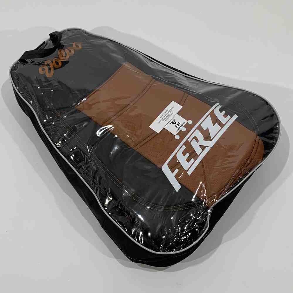 Чохол на сидіння VOLVO FH FM (2002-2013) перфор.шкіра коричн. Чохол на сидіння VOLVO FH FM (2002-2013) перфор.шкіра коричн.