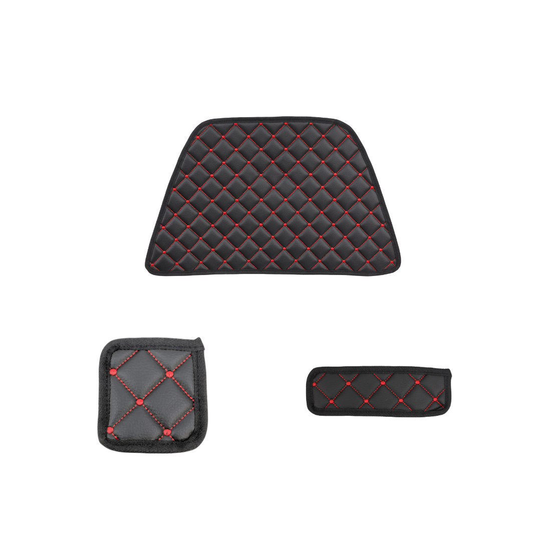 Килимок Екошкіра DAF XF95 1997-2005; АКПП, чорний, АСП