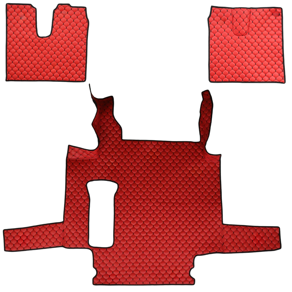 Коврик Экокожа MAN TGX 2008 -2017; 2 ящ.,АКПП,МКПП, КрасныйАСП Коврик Экокожа MAN TGX 2008 -2017; 2 ящ.,АКПП,МКПП, КрасныйАСП