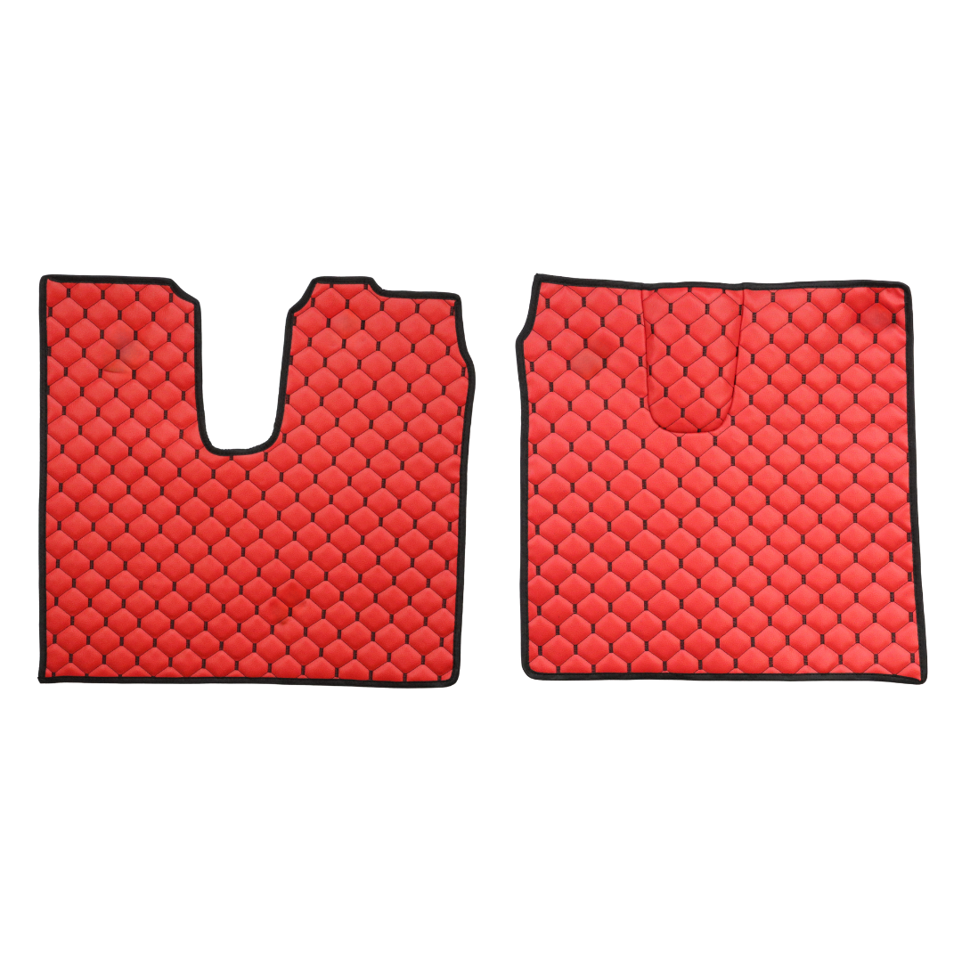 Коврик Экокожа MAN TGX 2008 -2017; 2 ящ.,АКПП,МКПП, КрасныйАСП Коврик Экокожа MAN TGX 2008 -2017; 2 ящ.,АКПП,МКПП, КрасныйАСП