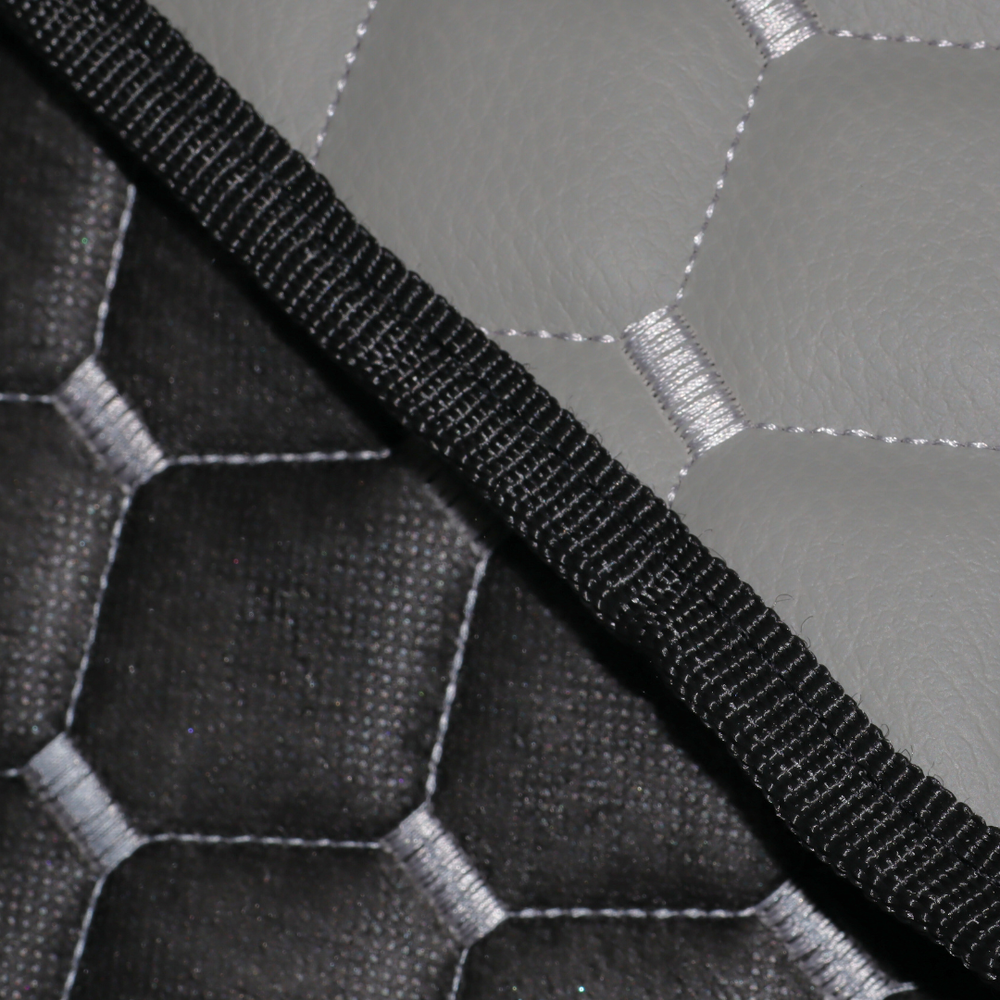 Килимок Екошкіра DAF XF95 1997-2005; МКПП, сірий, Килимок Екошкіра DAF XF95 1997-2005; МКПП, сірий,