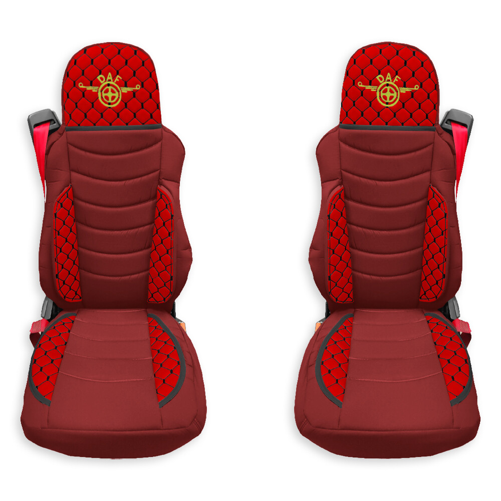 Чохол на сидіння KILIFI DAF XF95 105 CF85 75 65 LF (2002-2012) червоний