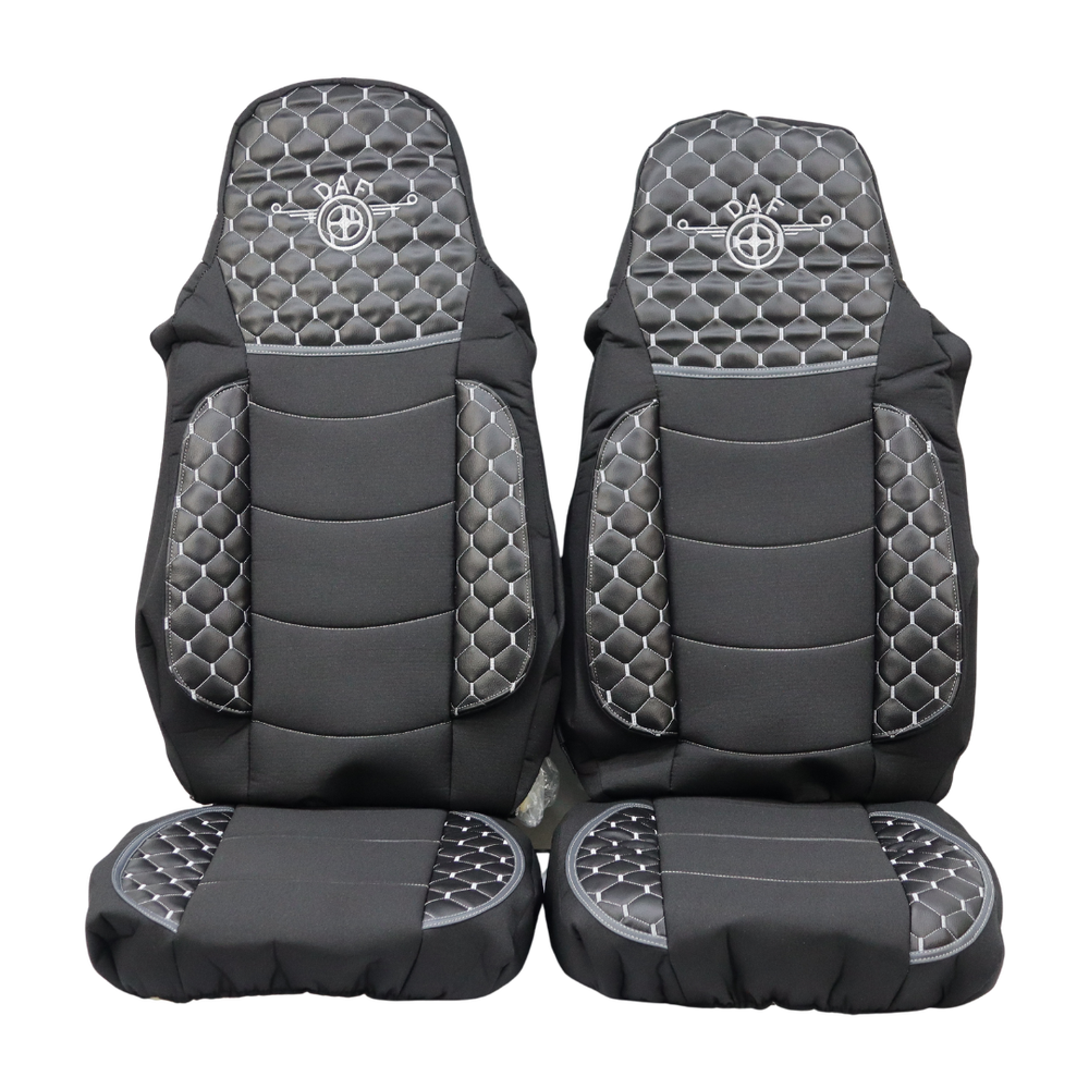 Чехол на сиденья KILIFI DAF XF95 105 CF85 75 65 LF (2002-2012)Черный Чехол на сиденья KILIFI DAF XF95 105 CF85 75 65 LF (2002-2012)Черный