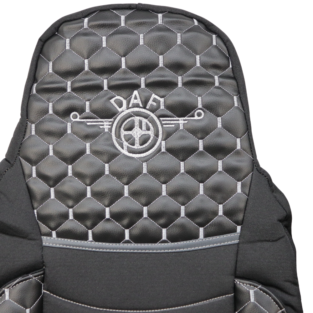 Чехол на сиденья KILIFI DAF XF95 105 CF85 75 65 LF (2002-2012)Черный Чехол на сиденья KILIFI DAF XF95 105 CF85 75 65 LF (2002-2012)Черный