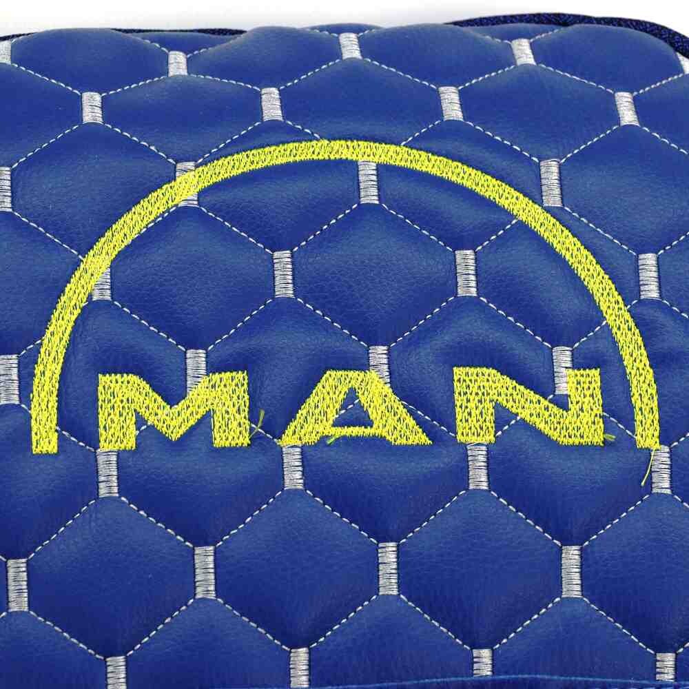 Чохол на сидіння KILIFI MAN TGX,TGA,TGL,TGM,TGS; (2005-2020) 1 ремінь водій синій