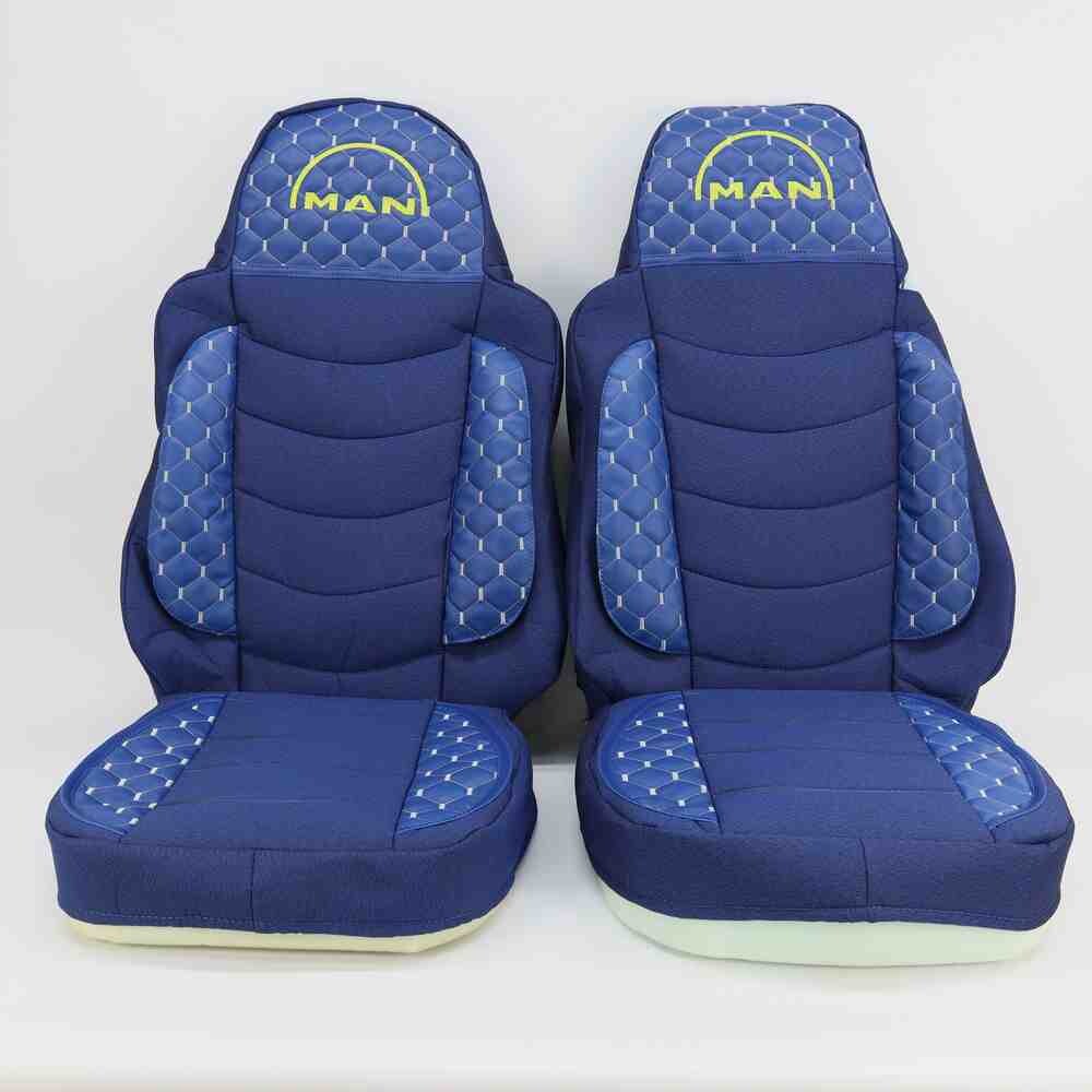 Чохол на сидіння KILIFI MAN TGX,TGA,TGL,TGM,TGS; (2005-2020) 1 ремінь водій синій