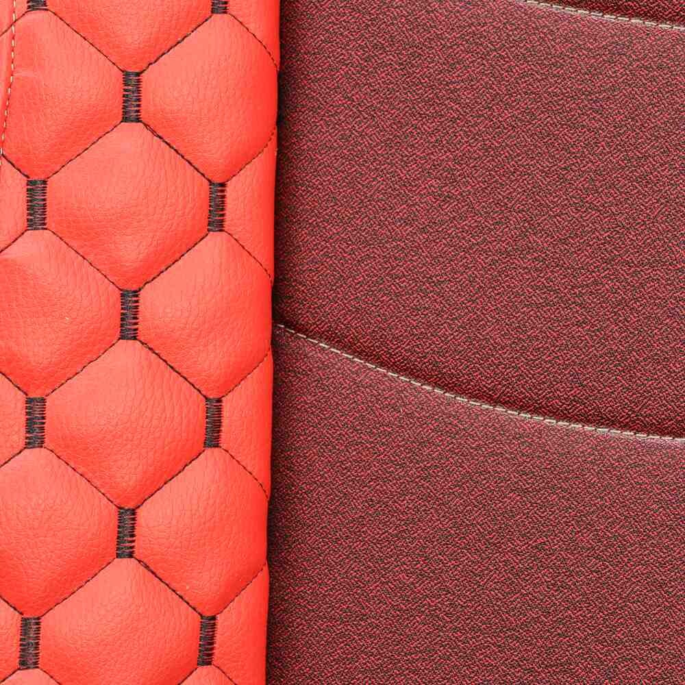 Чехол на сиденья KILIFI MAN TGX,TGA,TGL,TGM,TGS; (2007-2020) 1 ремень, водитель и пассажир (Низкий) Красный