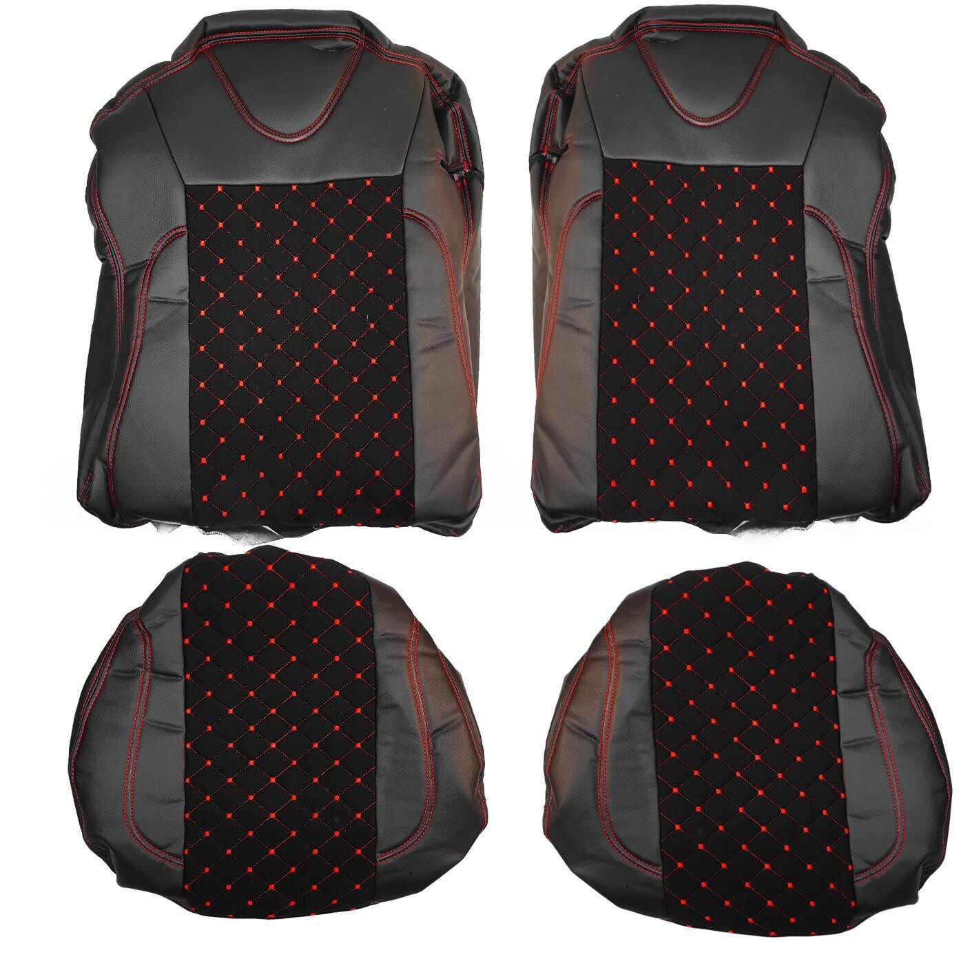 Чехол на сиденья KAR Mercedes Actros EURO 6 Черный Чехол на сиденья KAR Mercedes Actros EURO 6 Черный