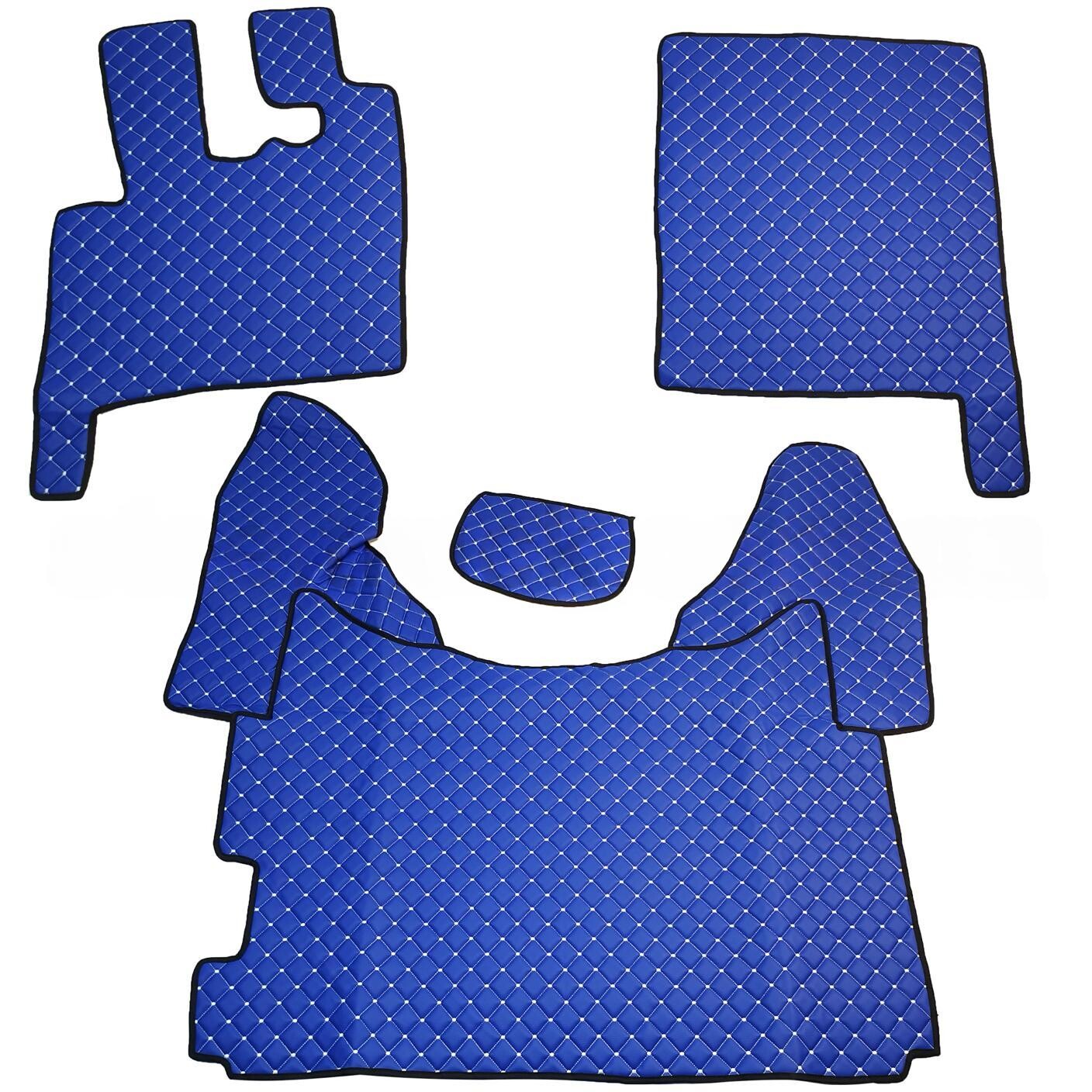 Коврик Экокожа DAF XF106 c 2013; АКПП, синий, АСП Коврик Экокожа DAF XF106 c 2013; АКПП, синий, АСП