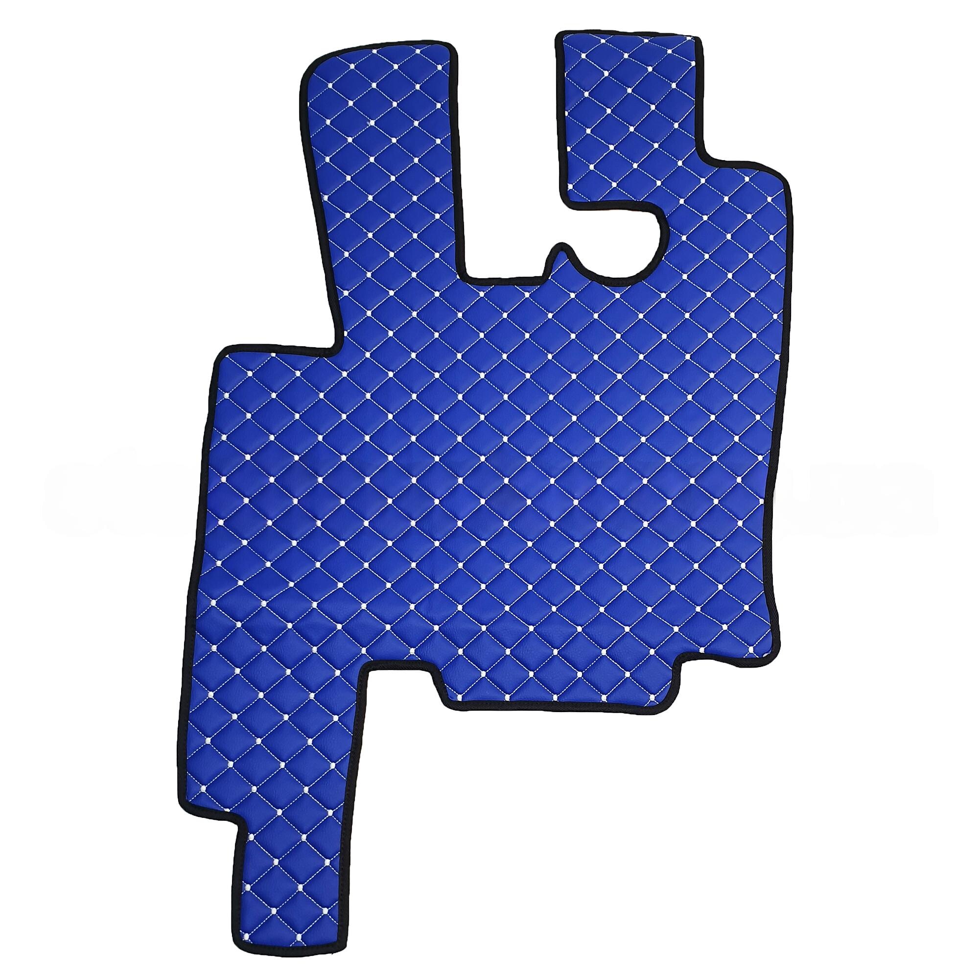 Килимок Екошкіра DAF XF105 2005-2013; МКПП, синій, АСП Килимок Екошкіра DAF XF105 2005-2013; МКПП, синій, АСП