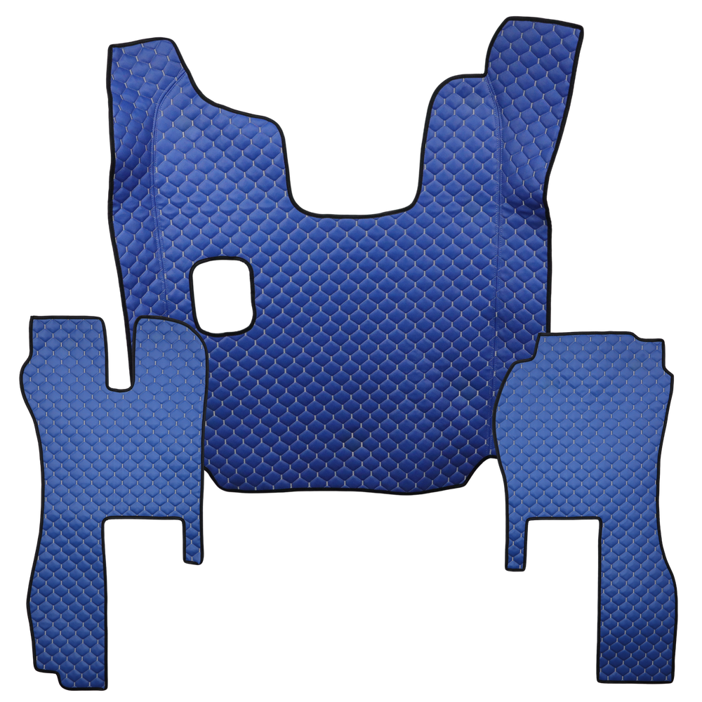 Килимок Екошкіра SCANIA R 2004-2013; МКПП, синій, АСП Килимок Екошкіра SCANIA R 2004-2013; МКПП, синій, АСП